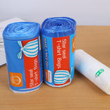 Star seal T-shirt garbage bags on roll